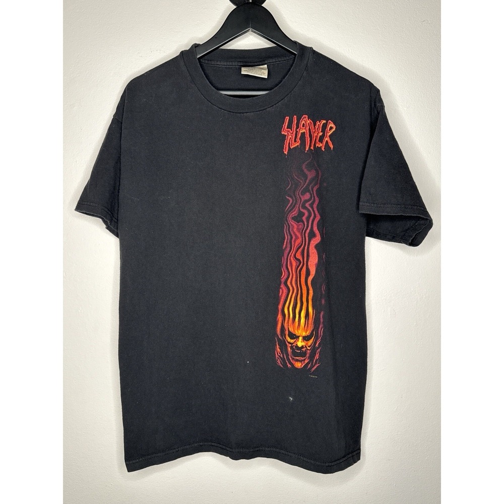 Vintage 90s Slayer Diabolus In Musica Band Tour T Shirt Winterland L Metal